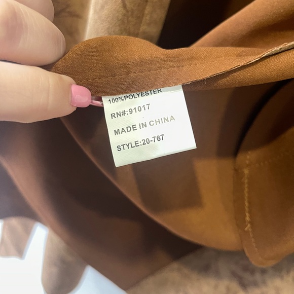 Wrap Jacket - suede like - Picture 1 of 4